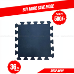 Interlocking Rubber Gym Floor Mat – 20 × 20 Inch 1 Inch Thick